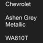 Preview: Chevrolet, Ashen Grey Metallic, WA810T.